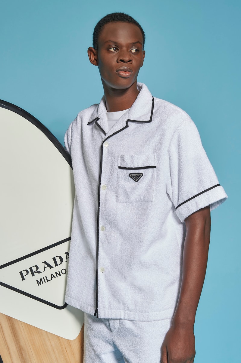 prada outdoor pop up hong kong ifc mall beachwear collection accessories