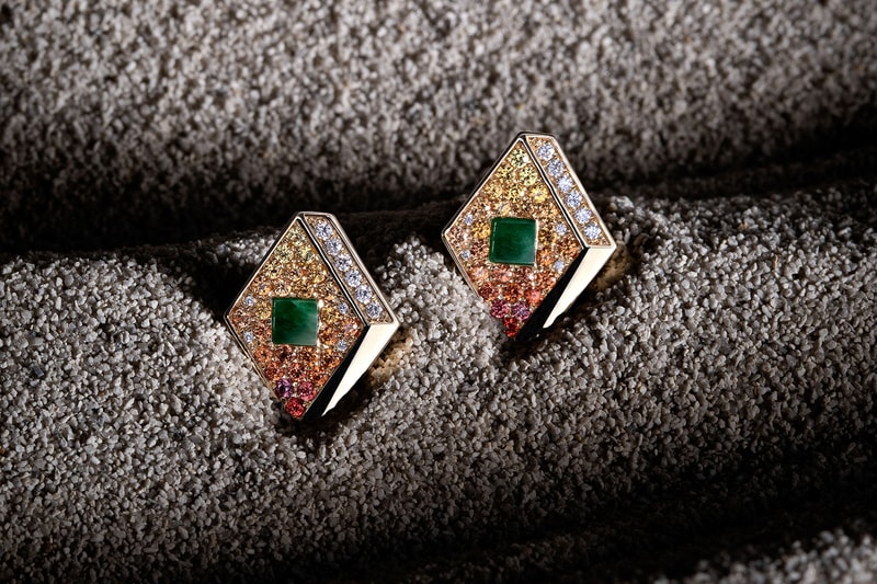 royan jade iridescence jewelry collection campaign earrings necklaces release 