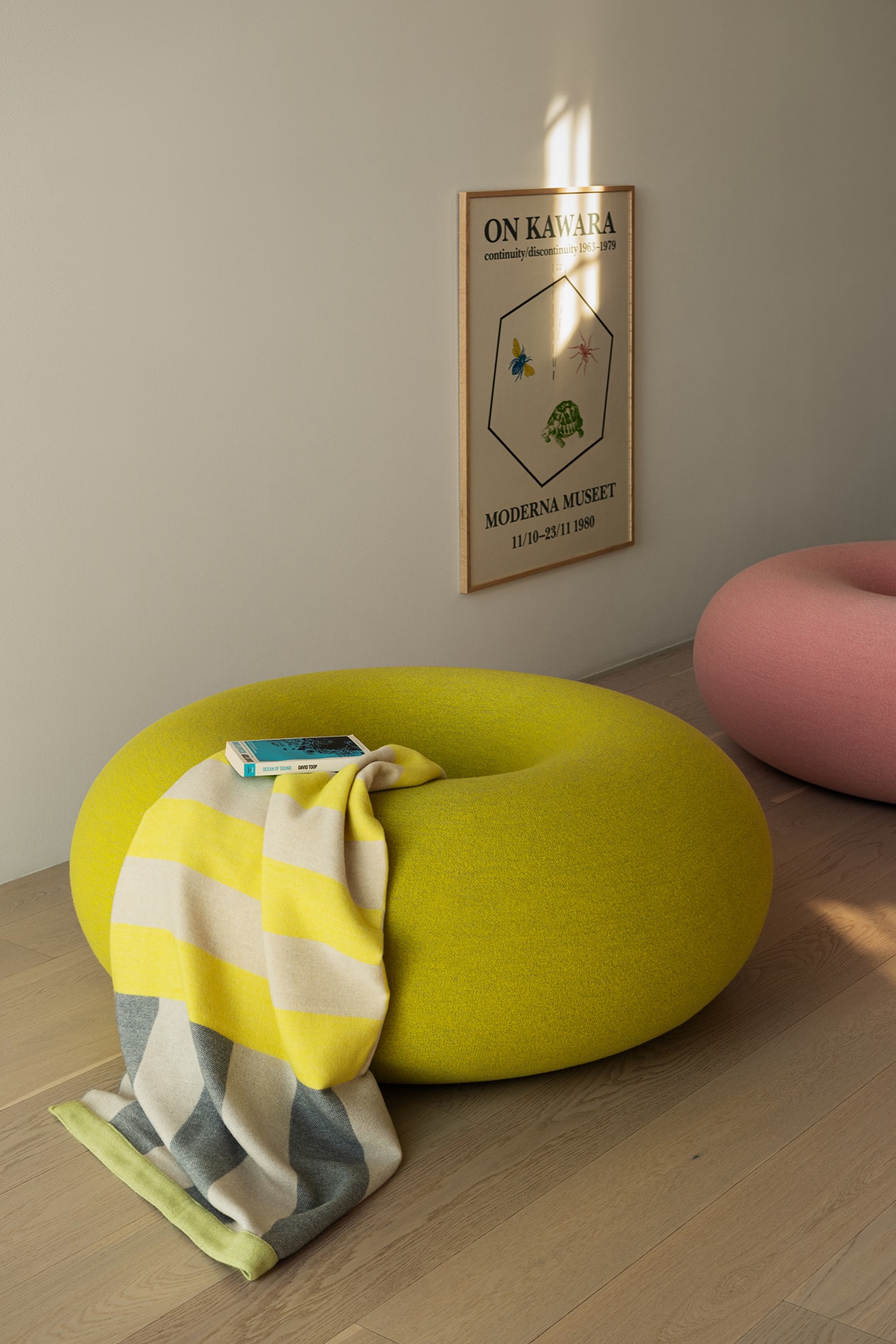 Sabine Marcelis Hem Donut Shaped The Boa Pouf Pink Neon Yellow White Beige Cream Furniture Design Netherlands Rotterdam Designer Stockholm Sweden Brand