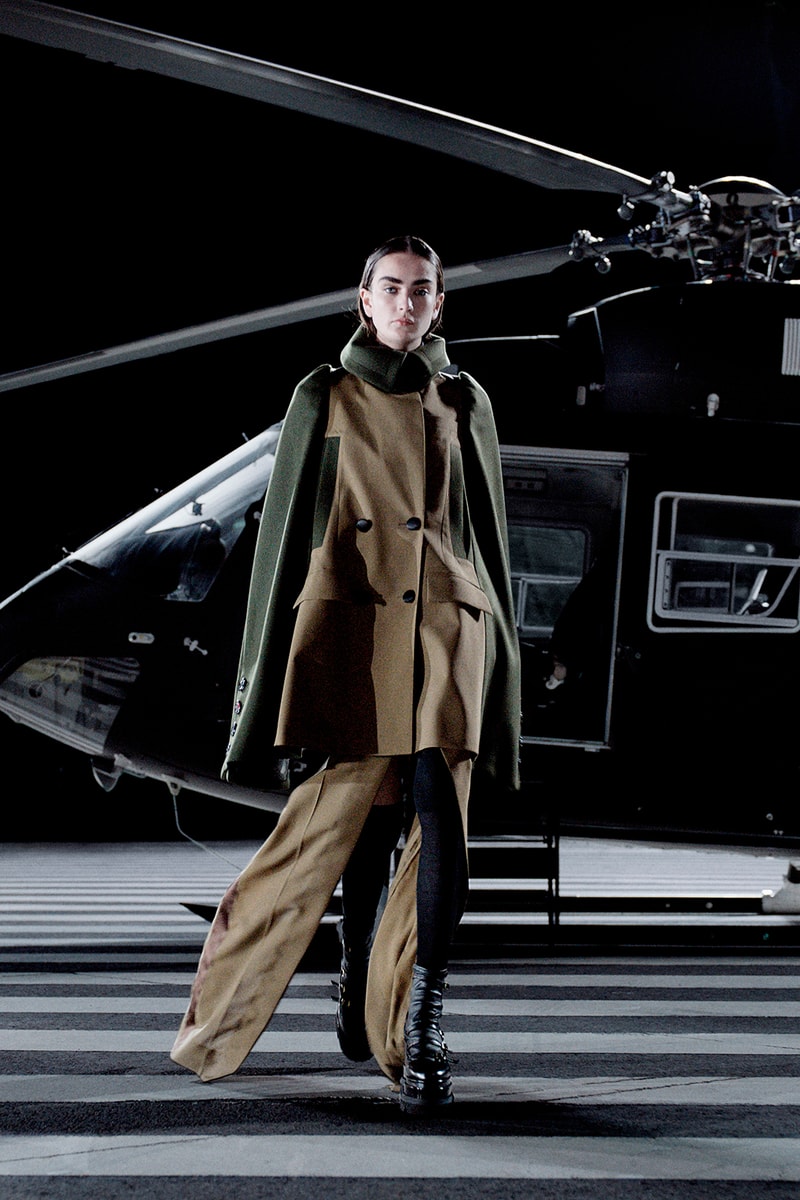 sacai chitose abe womens fall winter collection outerwear jacket