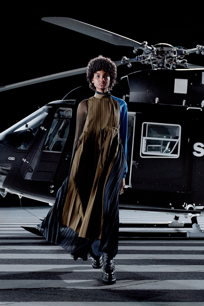 sacai chitose abe womens fall winter collection dress