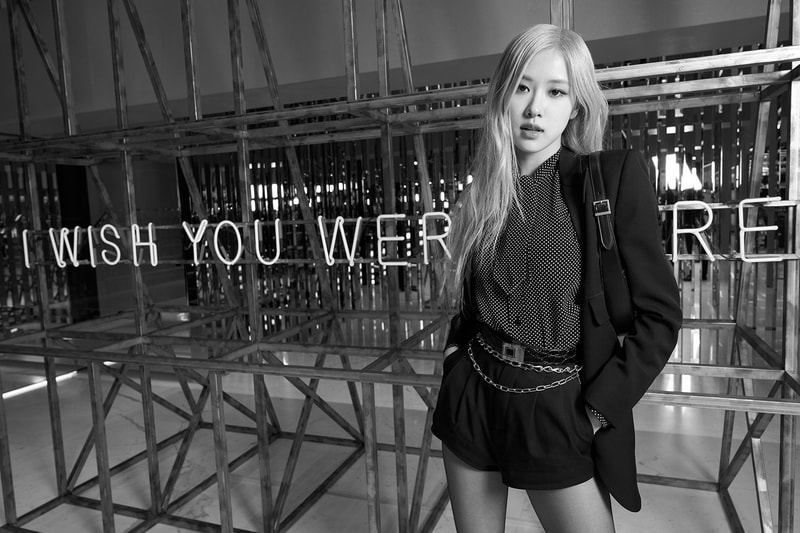 blackpink rose saint laurent seoul flagship store opening event launch