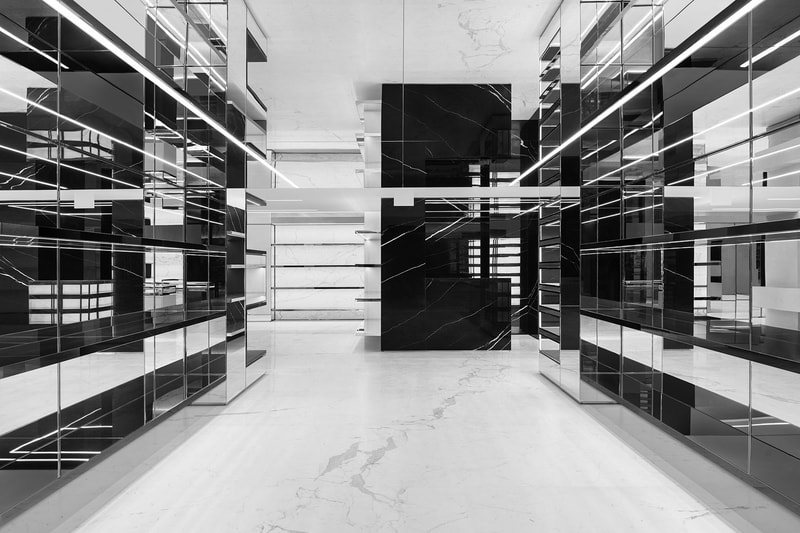 saint laurent seoul first flagship store shop opening interior