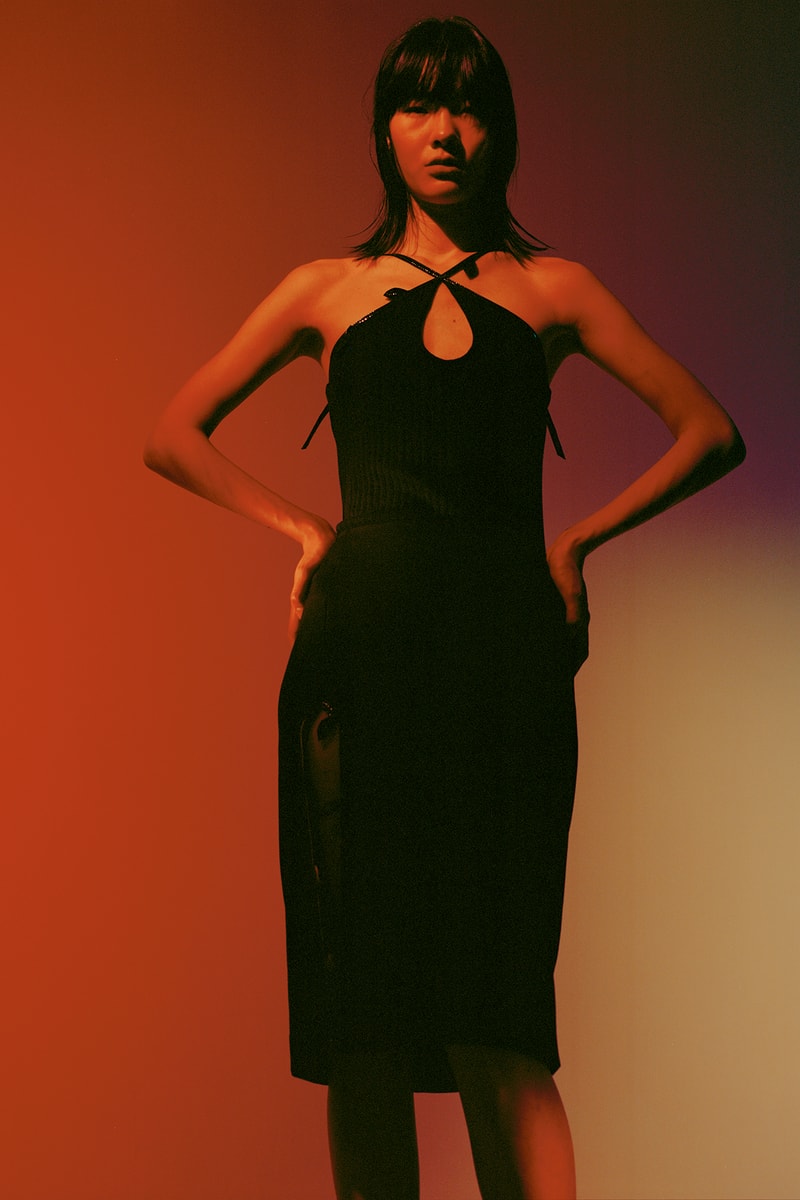 Scarlet Sage Spring Summer 2021 Qipao Cheongsam Dress Black Womenswear Fashion Brand Clothing Wong Kar-Wai Films Movies Inspired Hong Kong Cinema Chinese Designer Huizhe