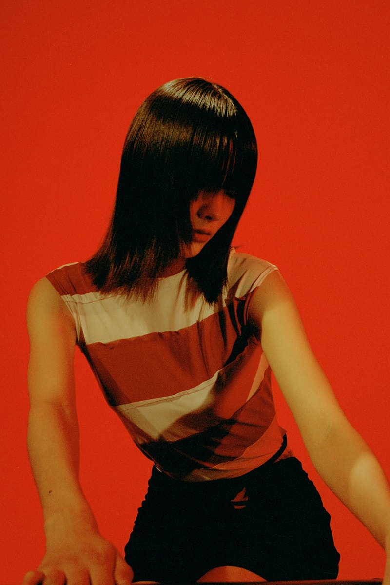 Scarlet Sage Spring Summer 2021 Red White Top Skirt Womenswear Fashion Brand Clothing Wong Kar-Wai Films Movies Inspired Hong Kong Cinema Chinese Designer Huizhe