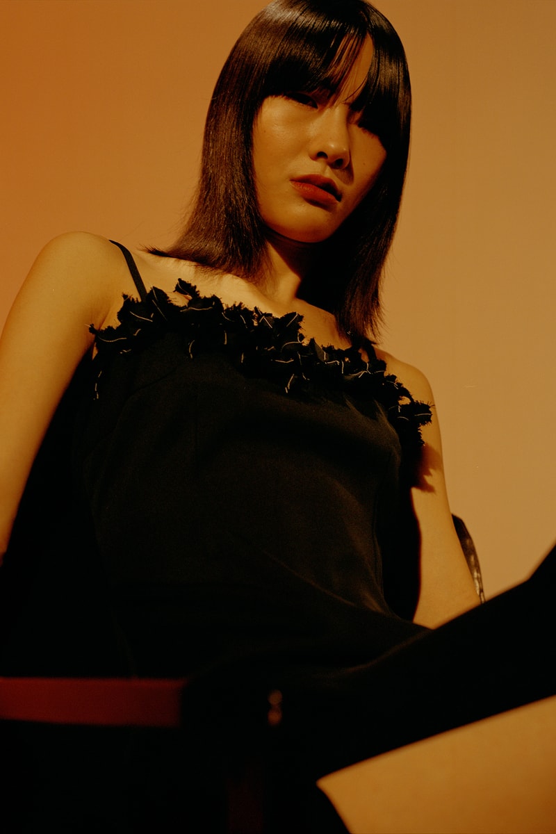 Scarlet Sage Spring Summer 2021 Black Dress Womenswear Fashion Brand Clothing Wong Kar-Wai Films Movies Inspired Hong Kong Cinema Chinese Designer Huizhe