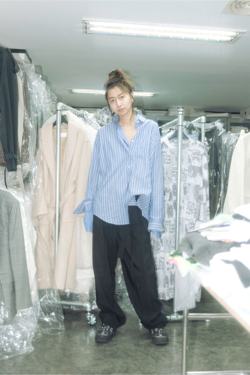 s/e/o korean brand seohyun cho founder designer portrait standing studio
