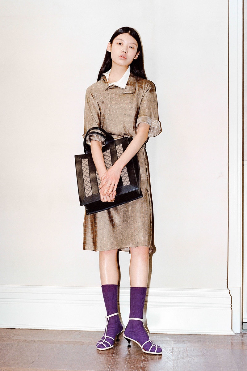 shanghai tang yuni ahn pre-fall collaboration campaign lookbook suits qipao handbags maison kitsune celine designer 