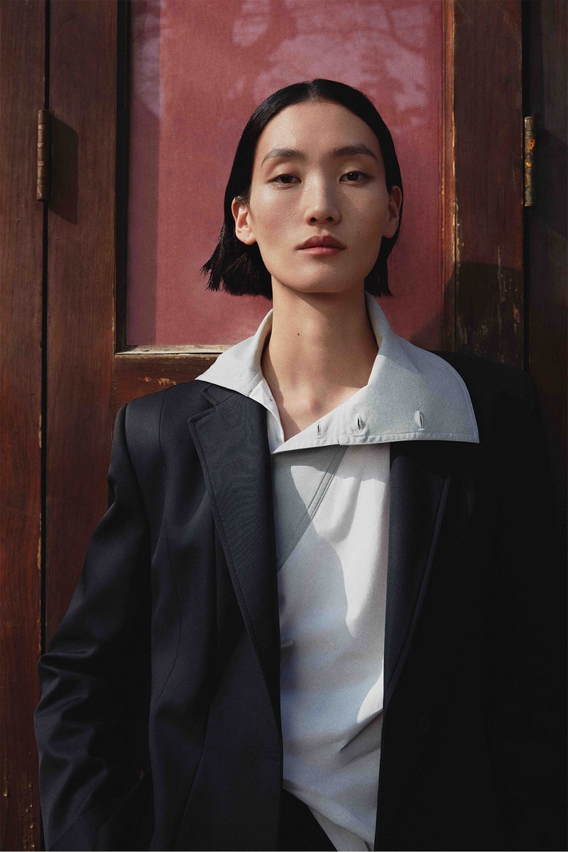 shanghai tang pre-fall 2021 campaign yuni ahn jacket blazer