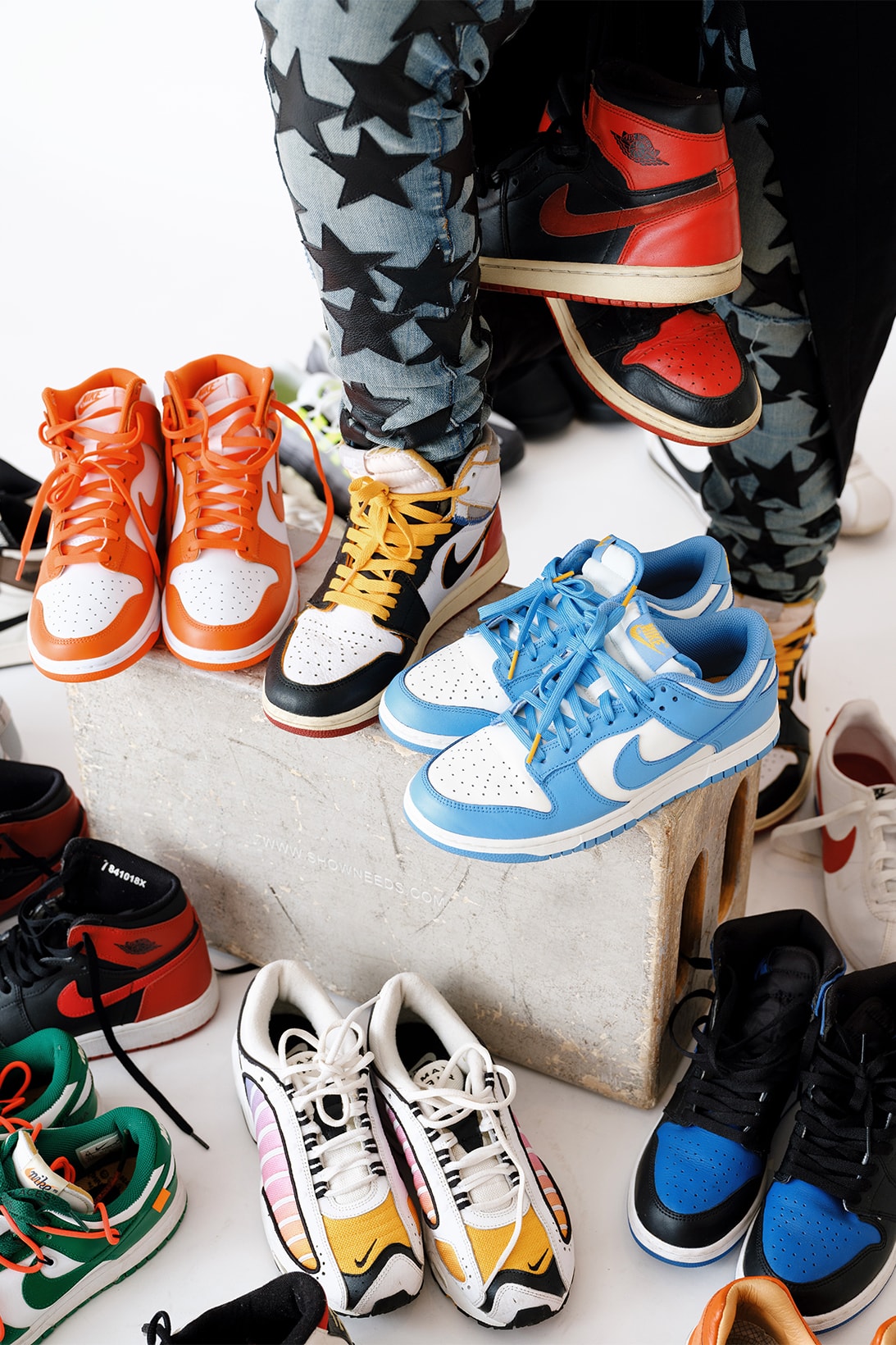 shaniqua j sneaker collector content creator wardrobe stylist influencer fashion kicks footwear nike air jordan 1 
