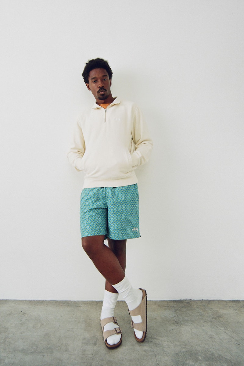 stussy summer collection lookbook sweater vests bucket hats release date info 