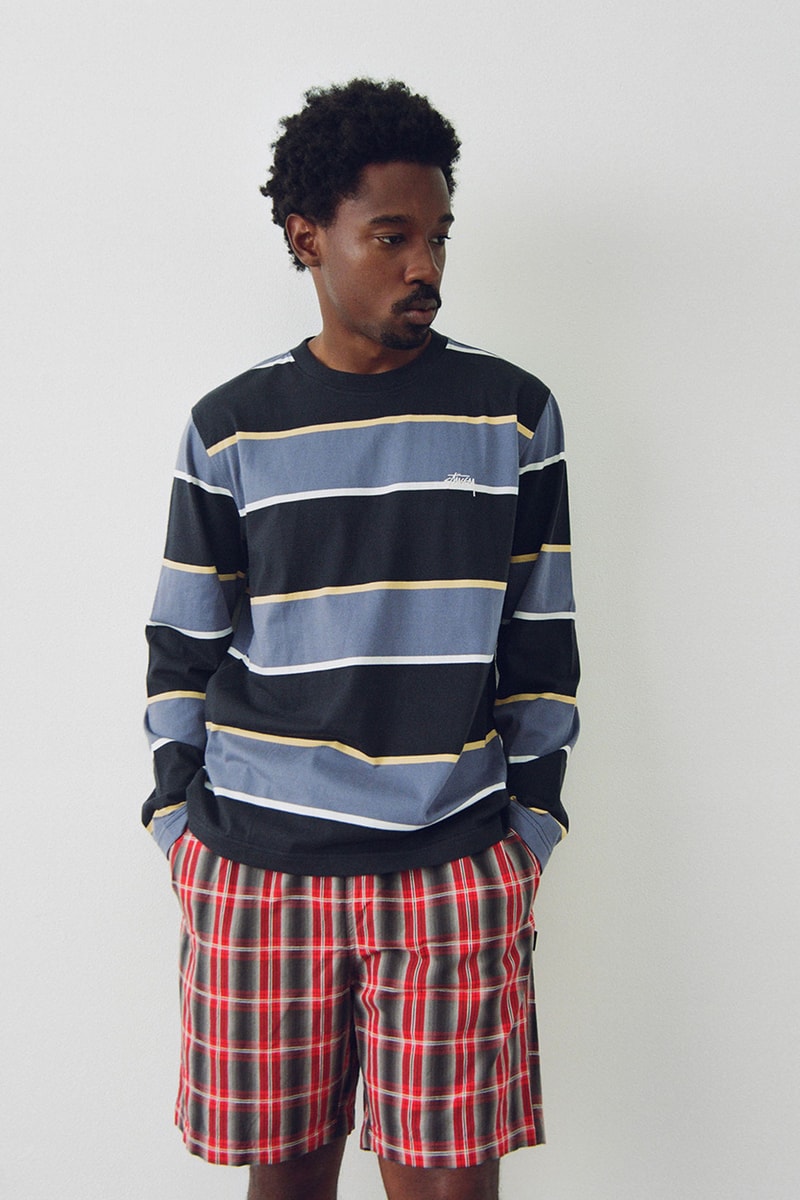 stussy summer collection lookbook sweater vests bucket hats release date info 