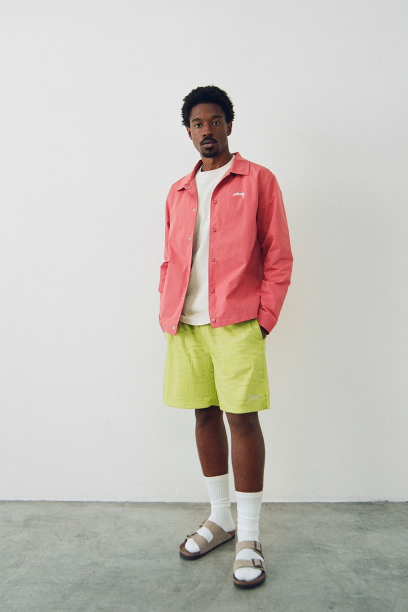 stussy summer collection lookbook sweater vests bucket hats release date info 