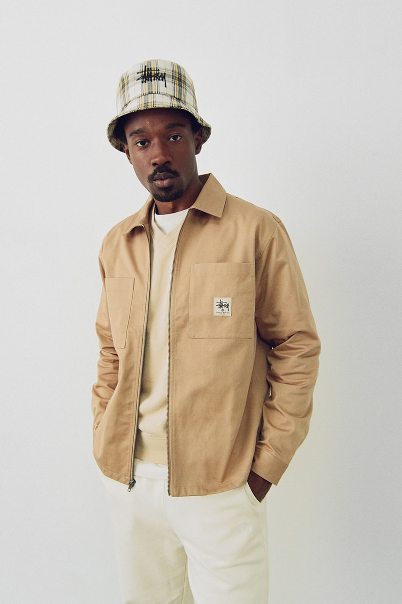 stussy summer collection lookbook sweater vests bucket hats release date info 