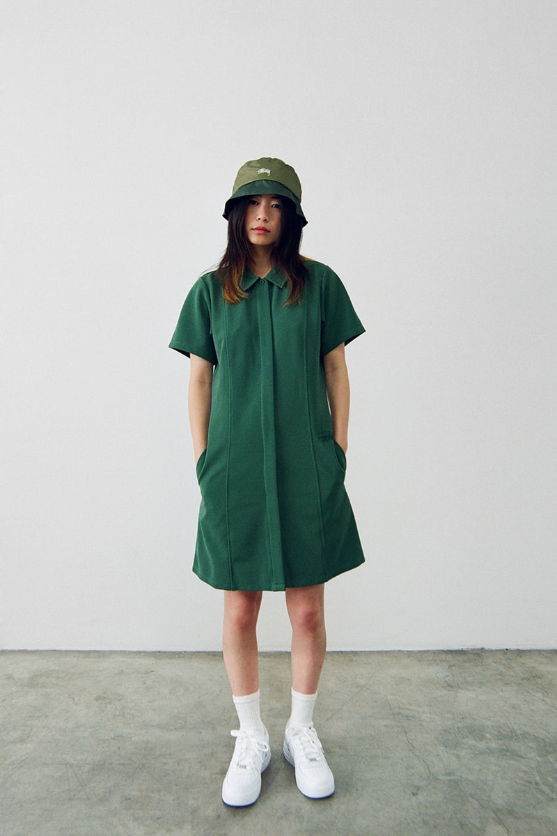 stussy spring summer 2021 ss21 collection lookbook dress bucket hat