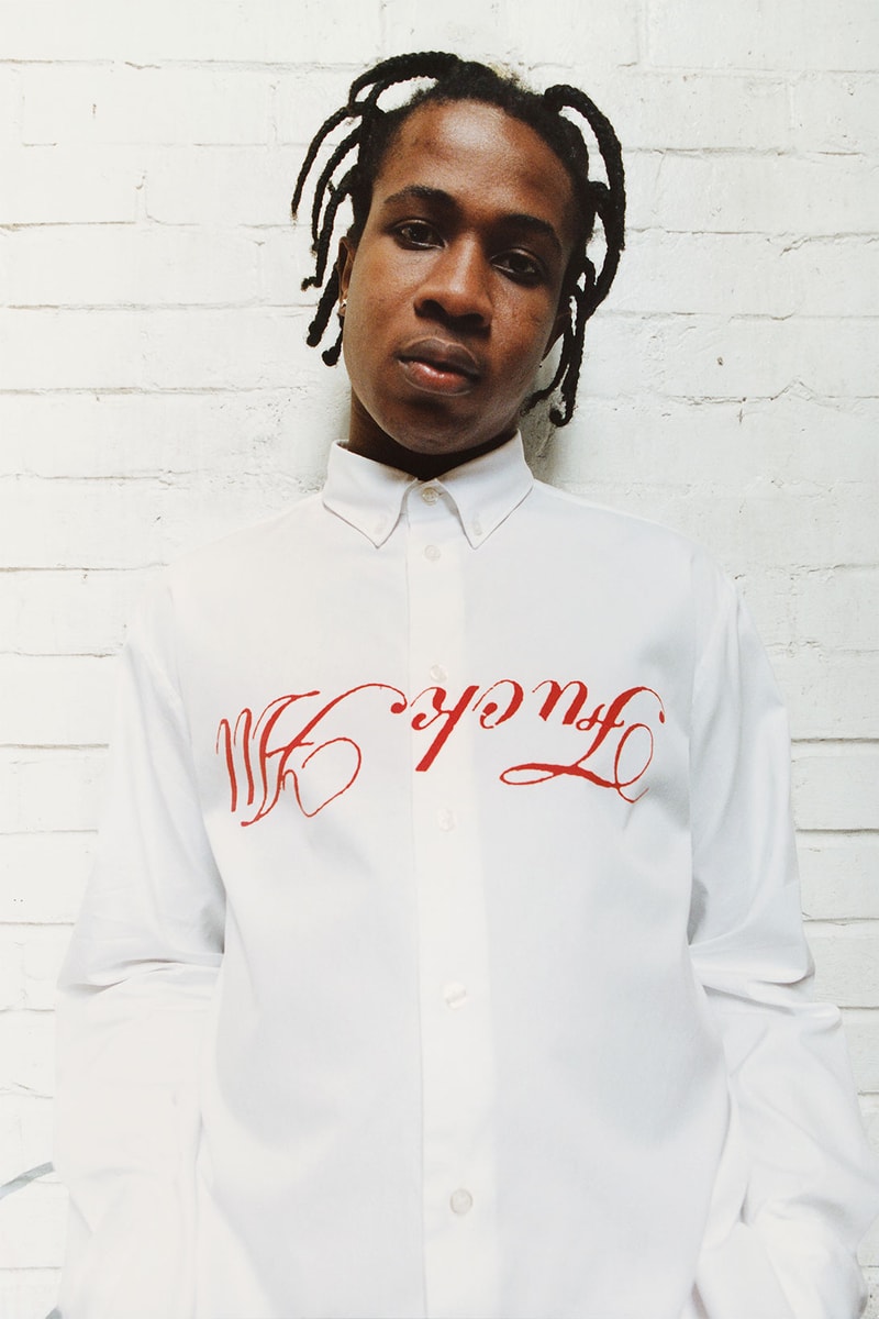 supreme jamie reid spring 2021 collection white shirt