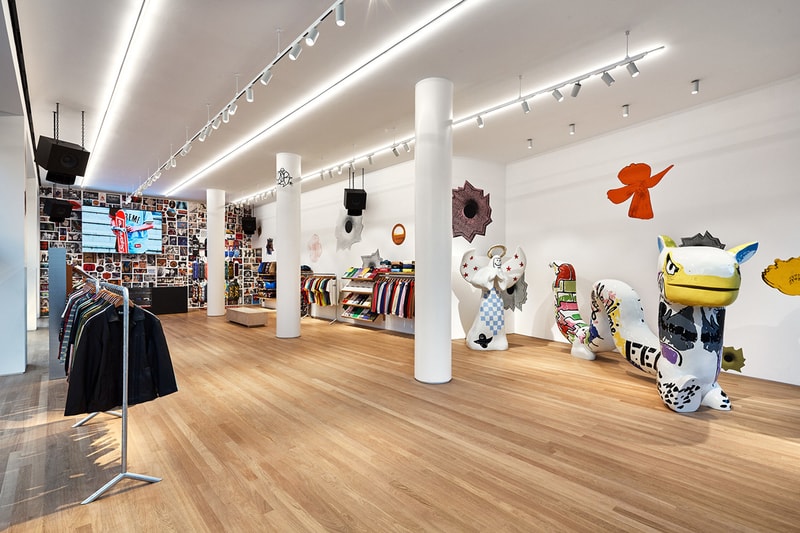 supreme milan italy flagship store interior display opening details
