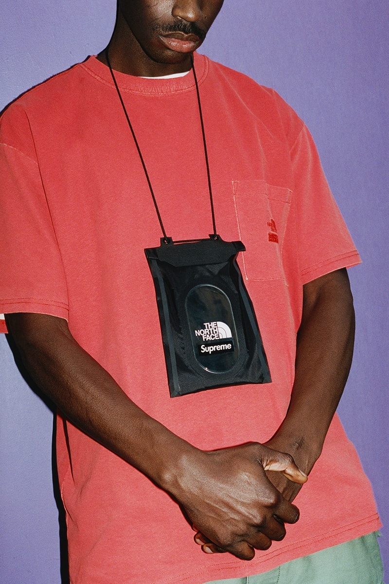 supreme the north face tnf spring 2021 collaboration t-shirt accessories