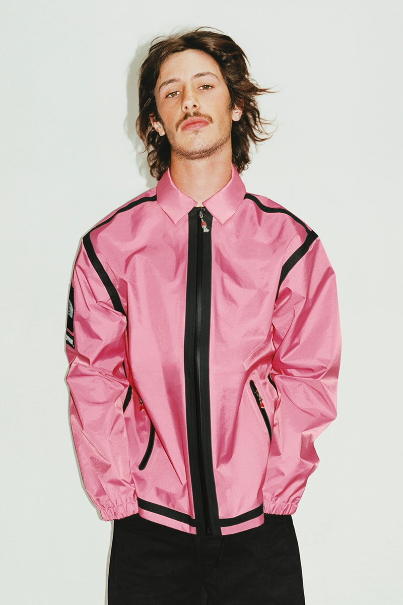 supreme the north face tnf spring 2021 collaboration pink jacket outerwear