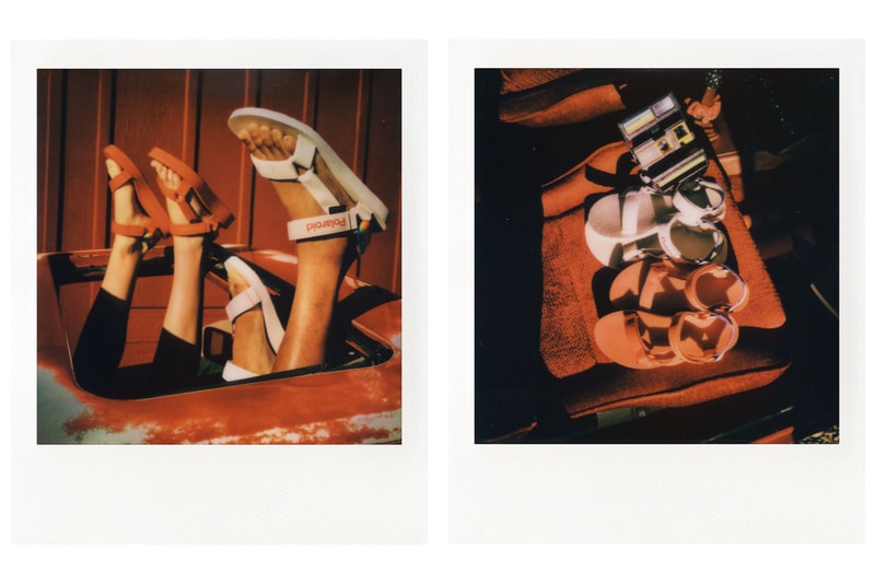 teva polaroid footwear collaboration sandals logo photos