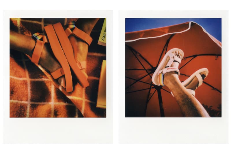 Teva x Polaroid Orange Midform Universal Molded Comfort Strappy Sandals Teva x Polaroid Orange Multicolored Universal Trail Hiking  main image 2