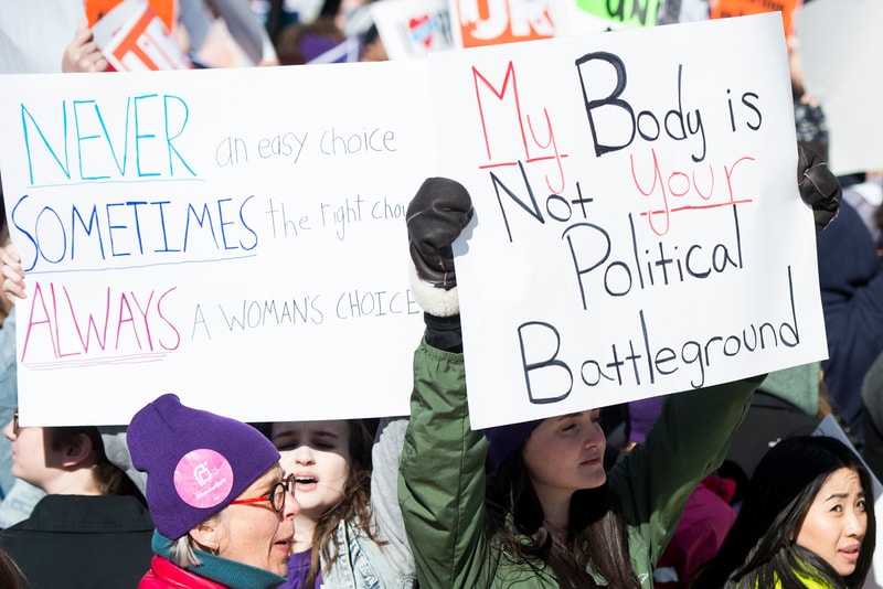 Pro-Choice Abortion Rally Supreme Court United States