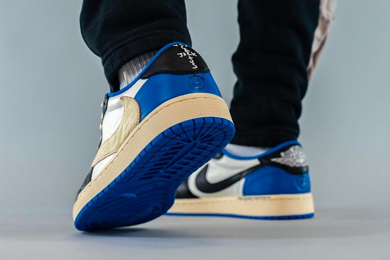 travis scott fragment design nike air jordan 1 aj1 low cactus jack heel outsole