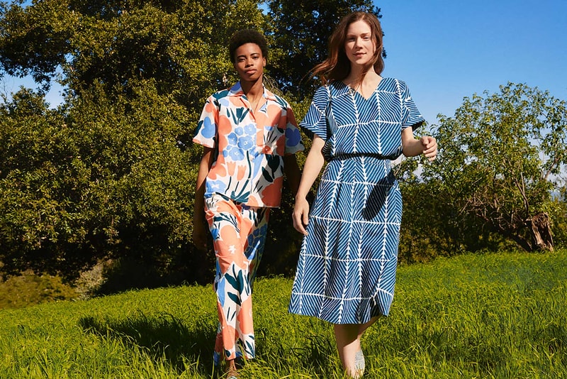uniqlo marimekko collaboration shirt pants dress floral