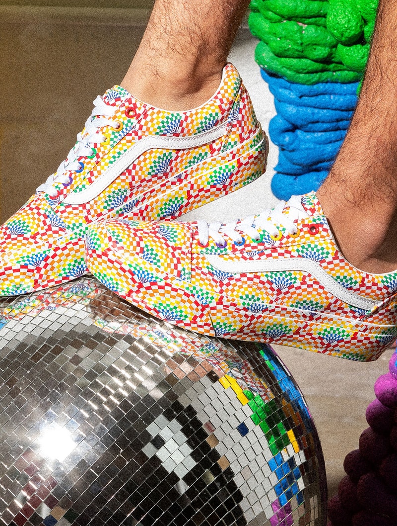 vans pride month 2021 collection old skool platform disco ball