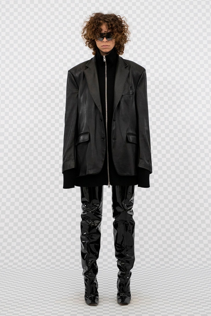 vetements spring summer 2022 collection lookbook guram gvasalia matrix coats dresses 