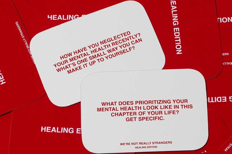 Get It All off Your Chest With 'We're Not Really Strangers' Healing Edition Card Game Pack