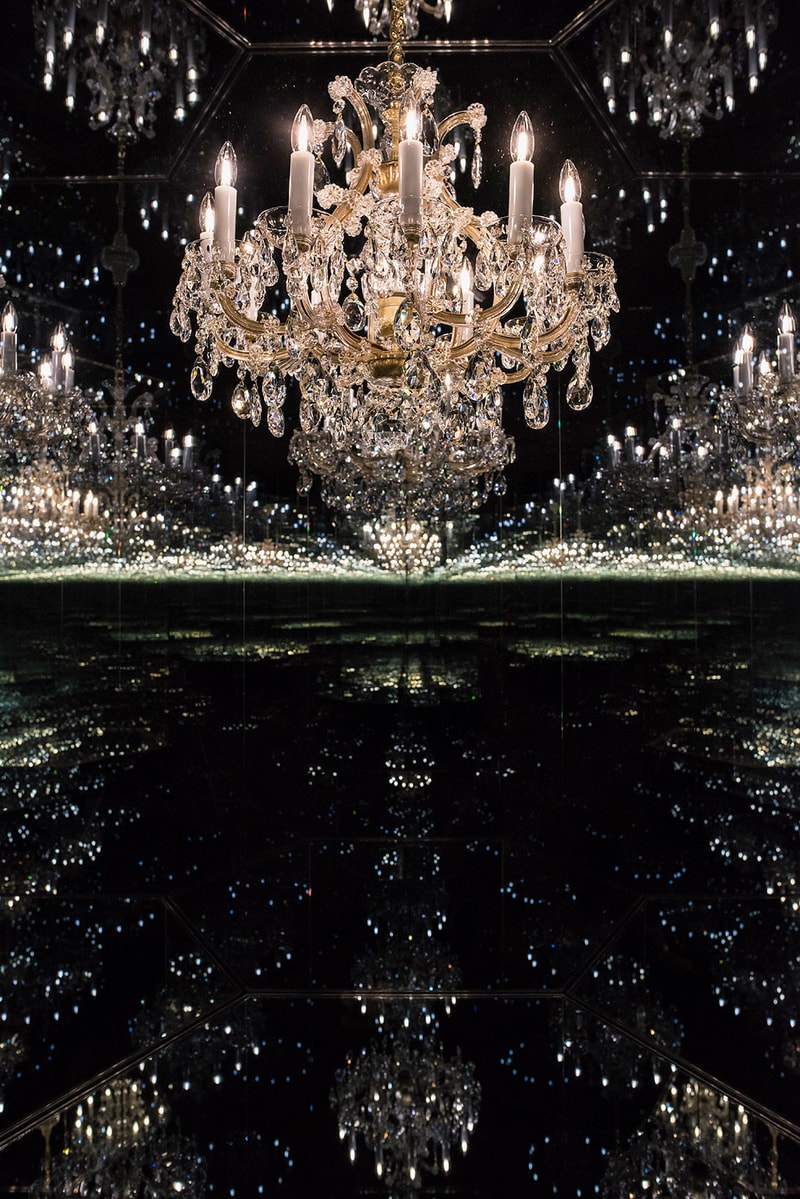yayoi kusama chandelier of grief tate modern exhibiton inside look