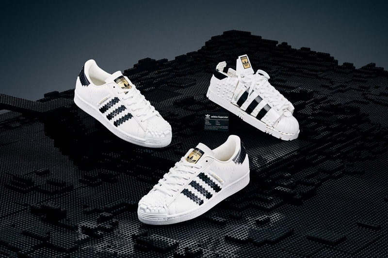 adidas originals lego superstar sneakers collaboration 10282 block model
