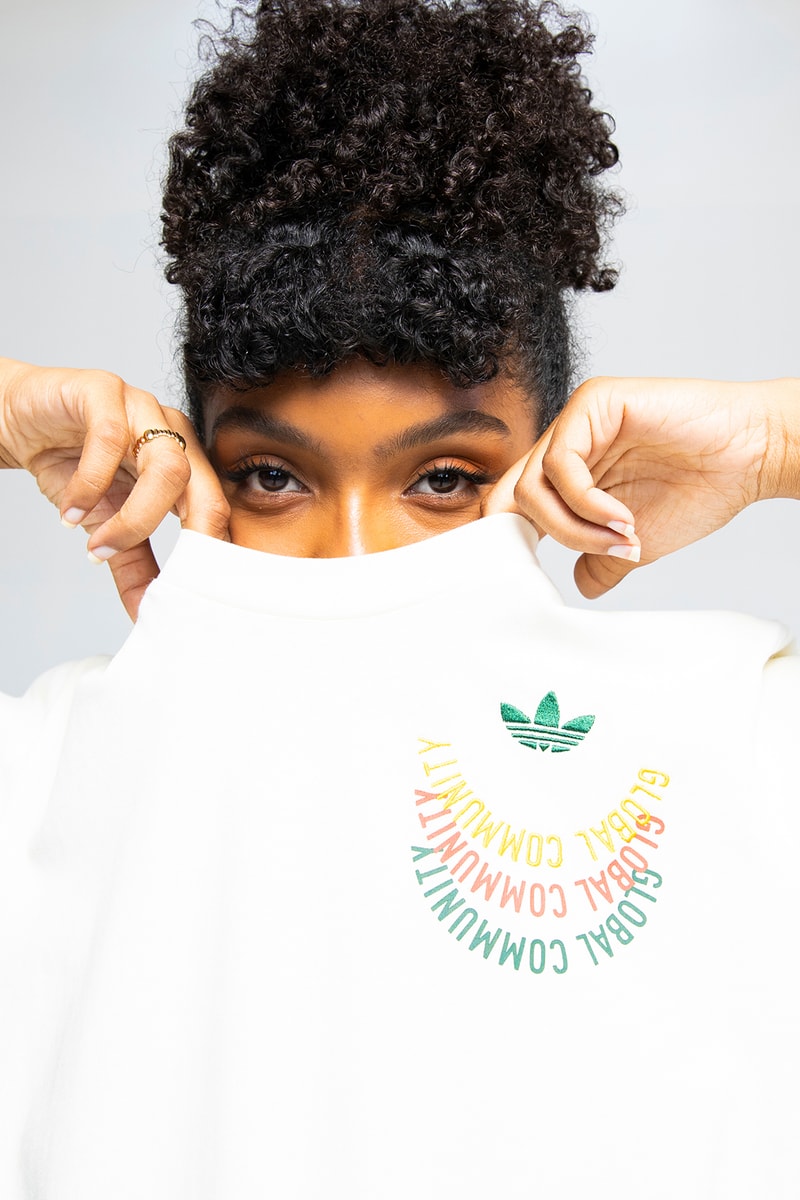 adidas originals yara shahidi collaboration shirt tee