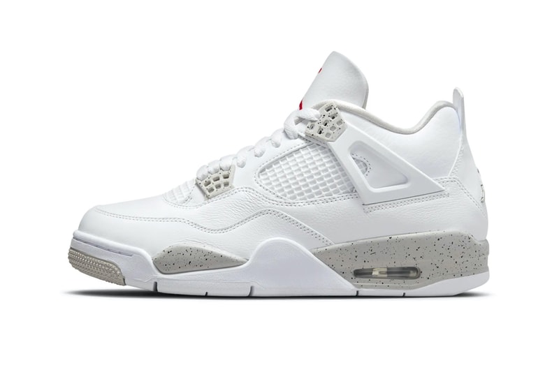 Nike Air Jordan 4 AJ4 Tech White Footwear Shoes Sneakers Kicks