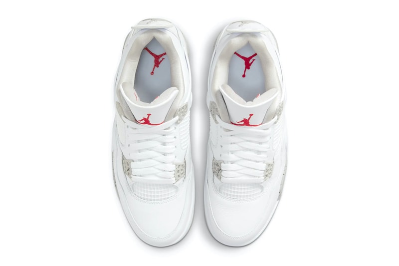 Nike Air Jordan 4 AJ4 Tech White Footwear Shoes Sneakers Kicks