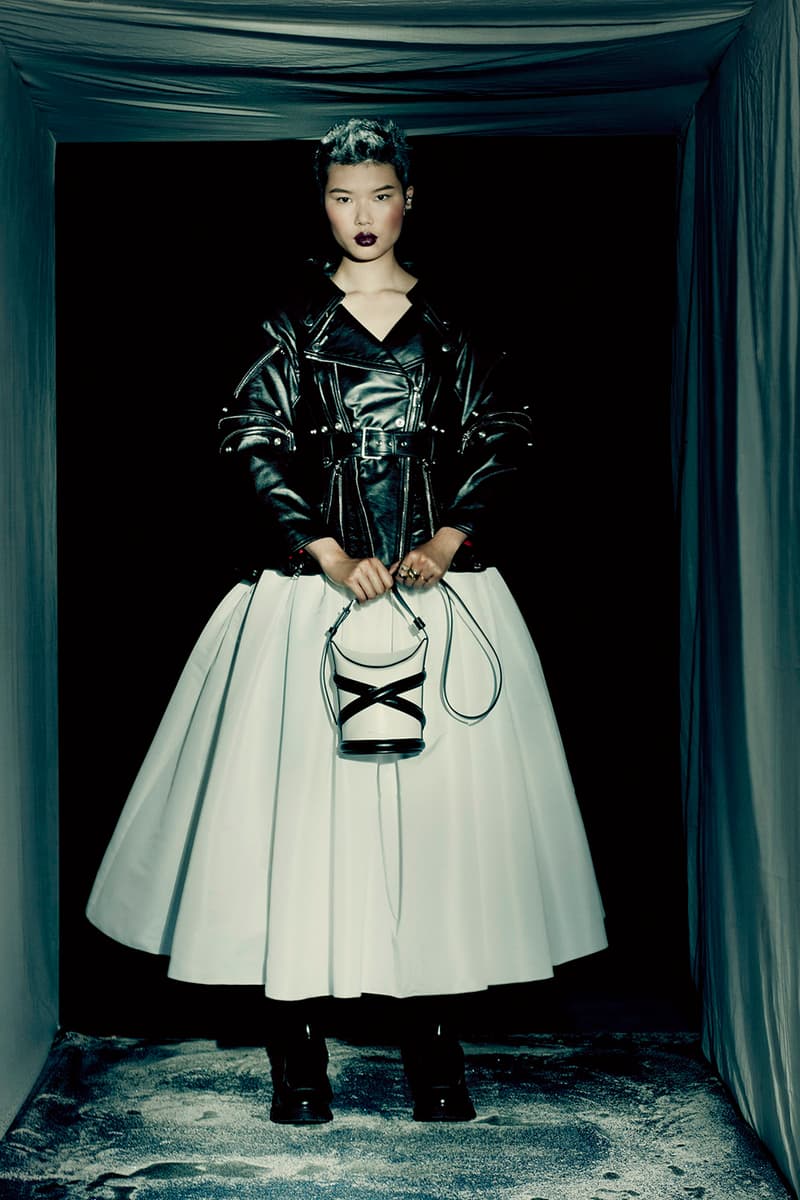 princess polly baby blue dress Alexander McQueen Anemones FW21 Collection