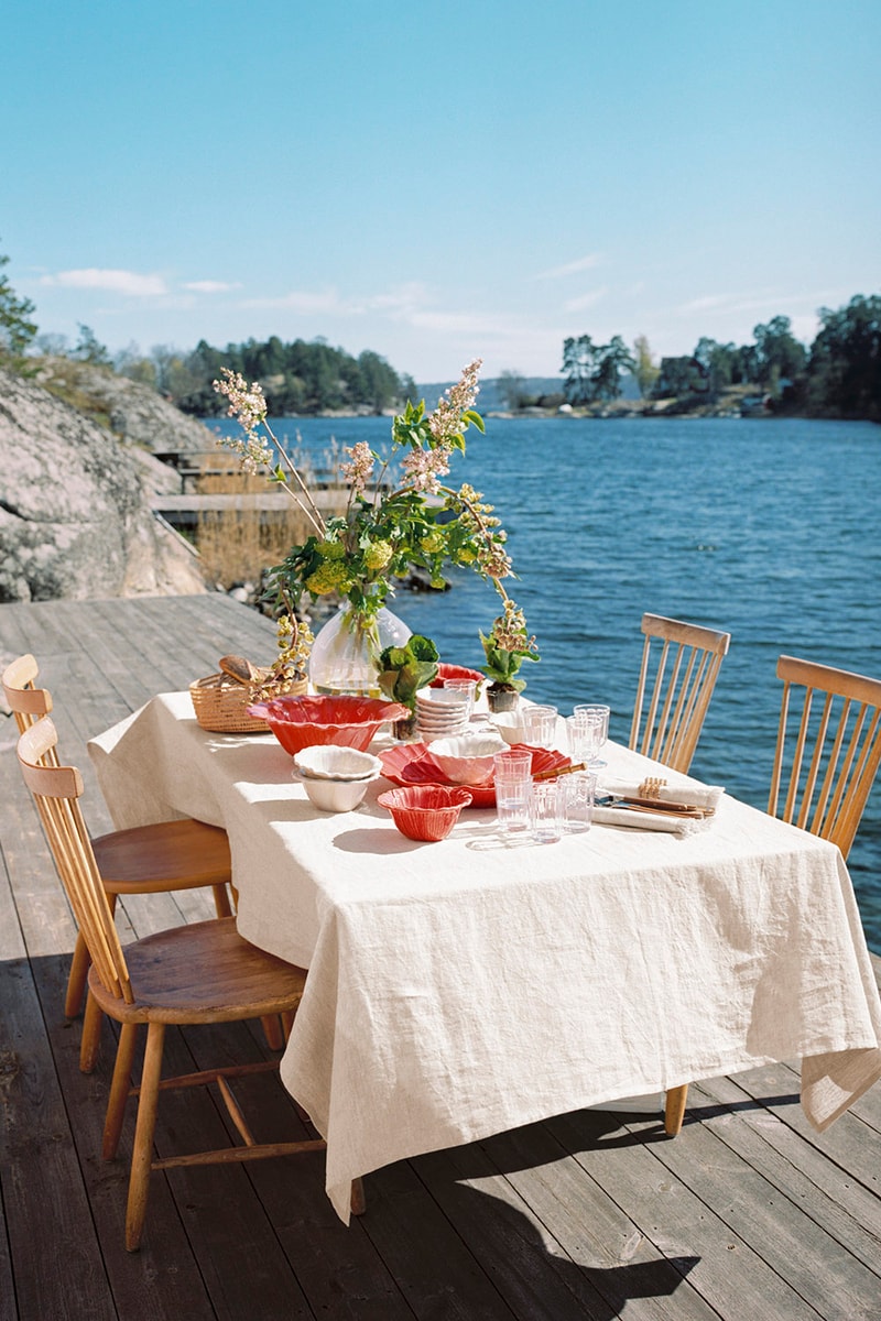 ARKET Summer in the Archipelago Homeware Collection Kitchenware Bowls Ceramics Plates Vases Cutlery