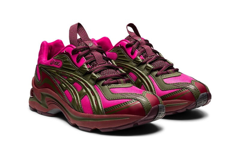ASICS Unveils FB1-S GEL-PRELEUS Women's Silhouette Sneaker Footwear Purple Pink