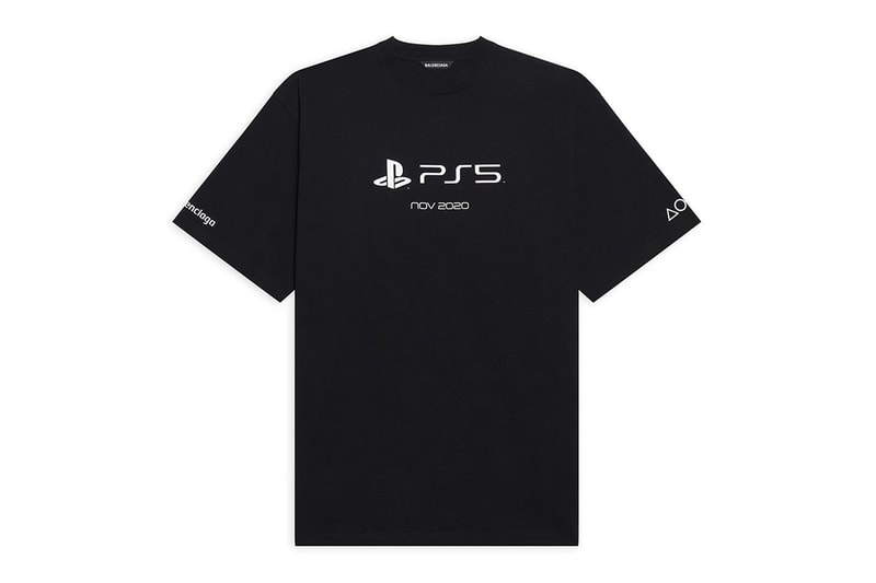Sony PlayStation 5 x Balenciaga Capsule Release Gaming Hoodies T-Shirts Black White Red