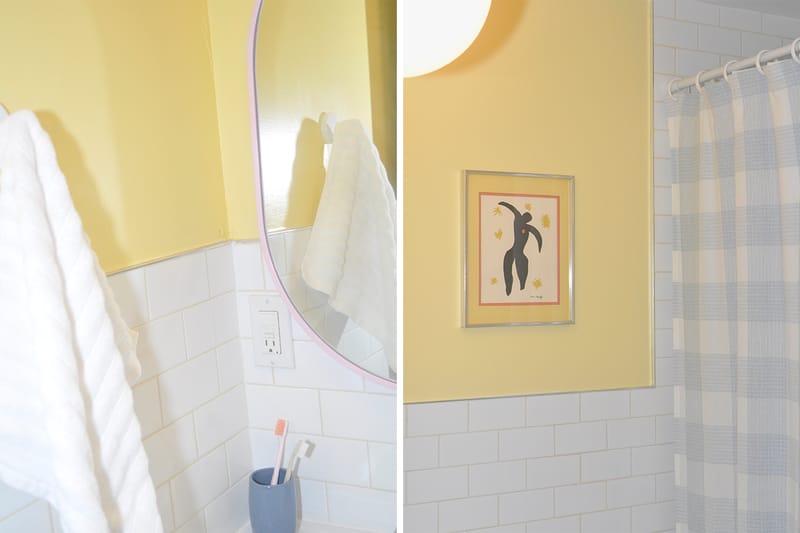 light yellow paint for bathroom