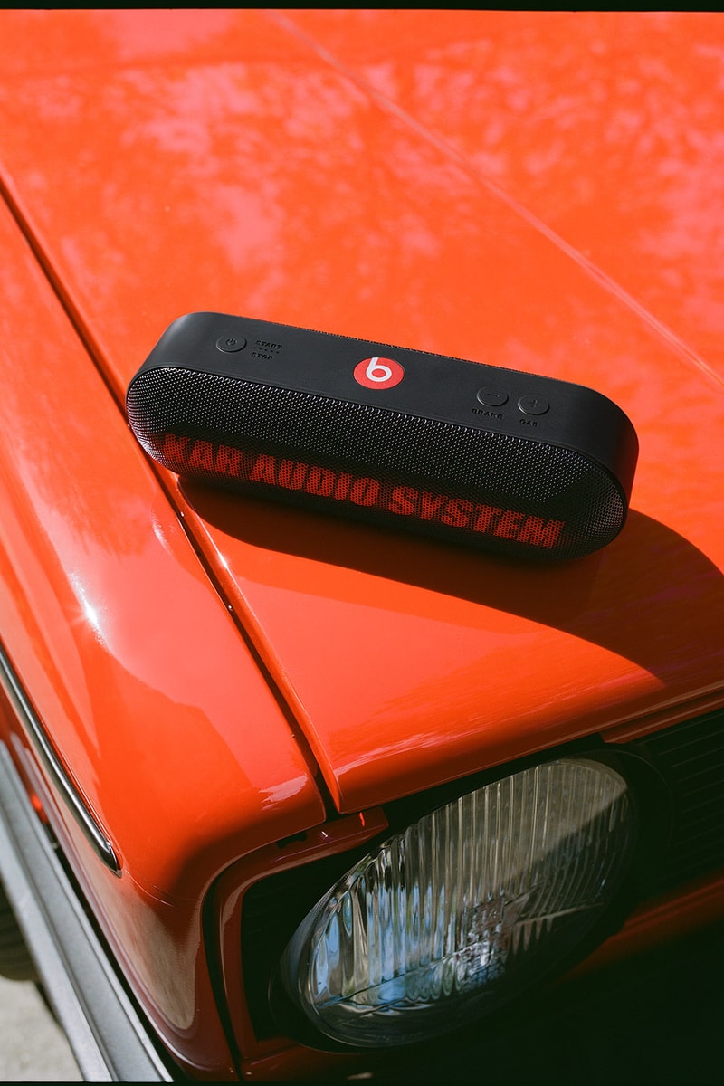 Beats by Dre x L'art de L'automobile Pill+ Speaker Collaboration Car Dealership Streetwear Red Black