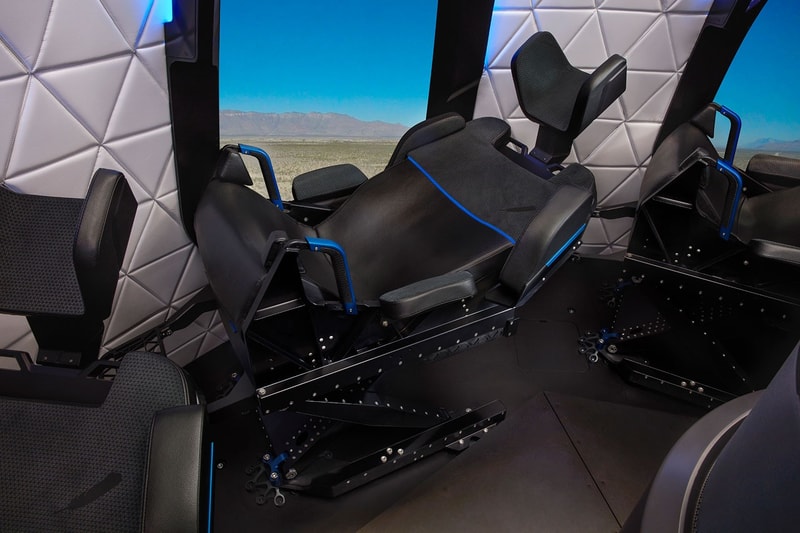 Blue Origin Space Flight Rocket New Shepard Seat
