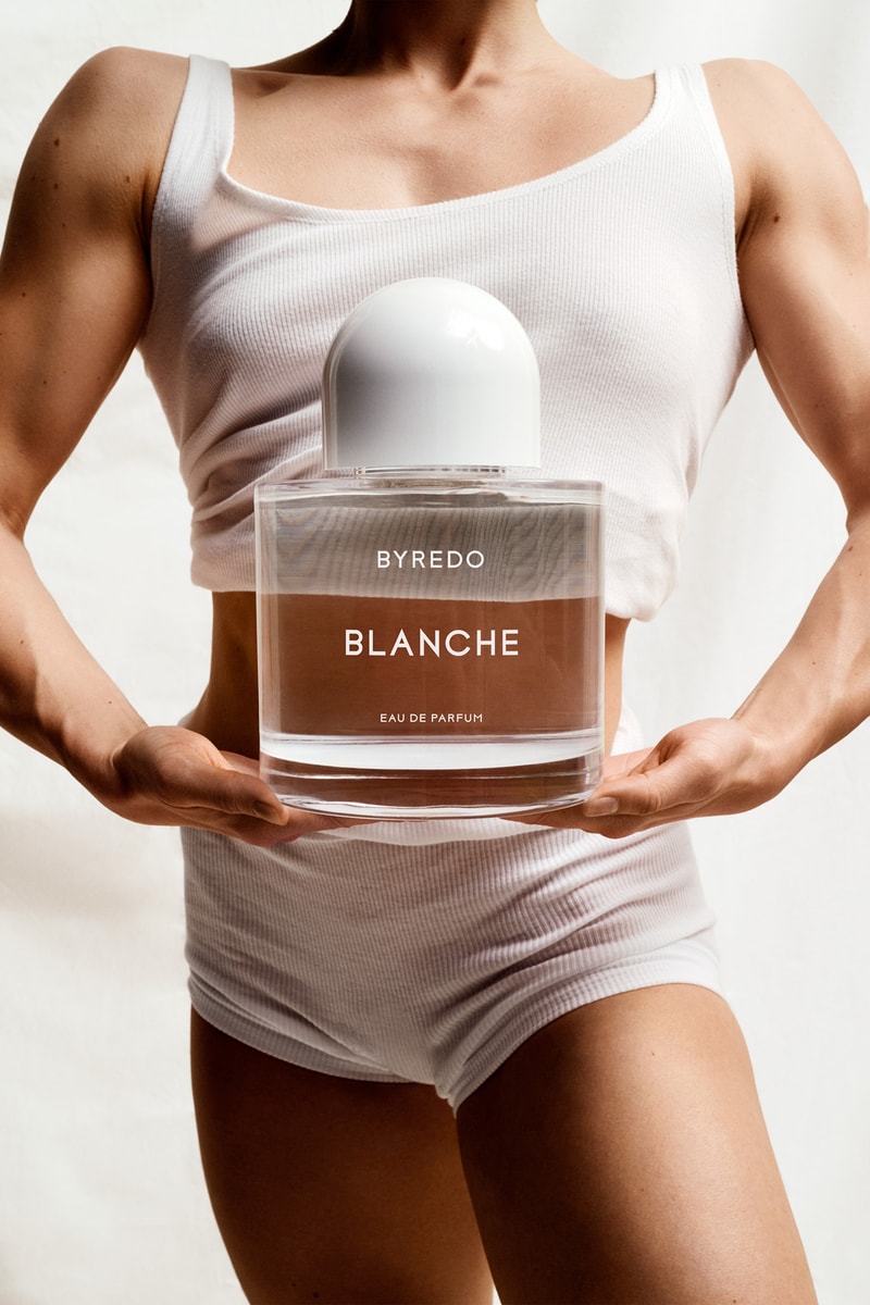 Byredo "Blanche" Collector's Edition Perfume Bottle Campaign