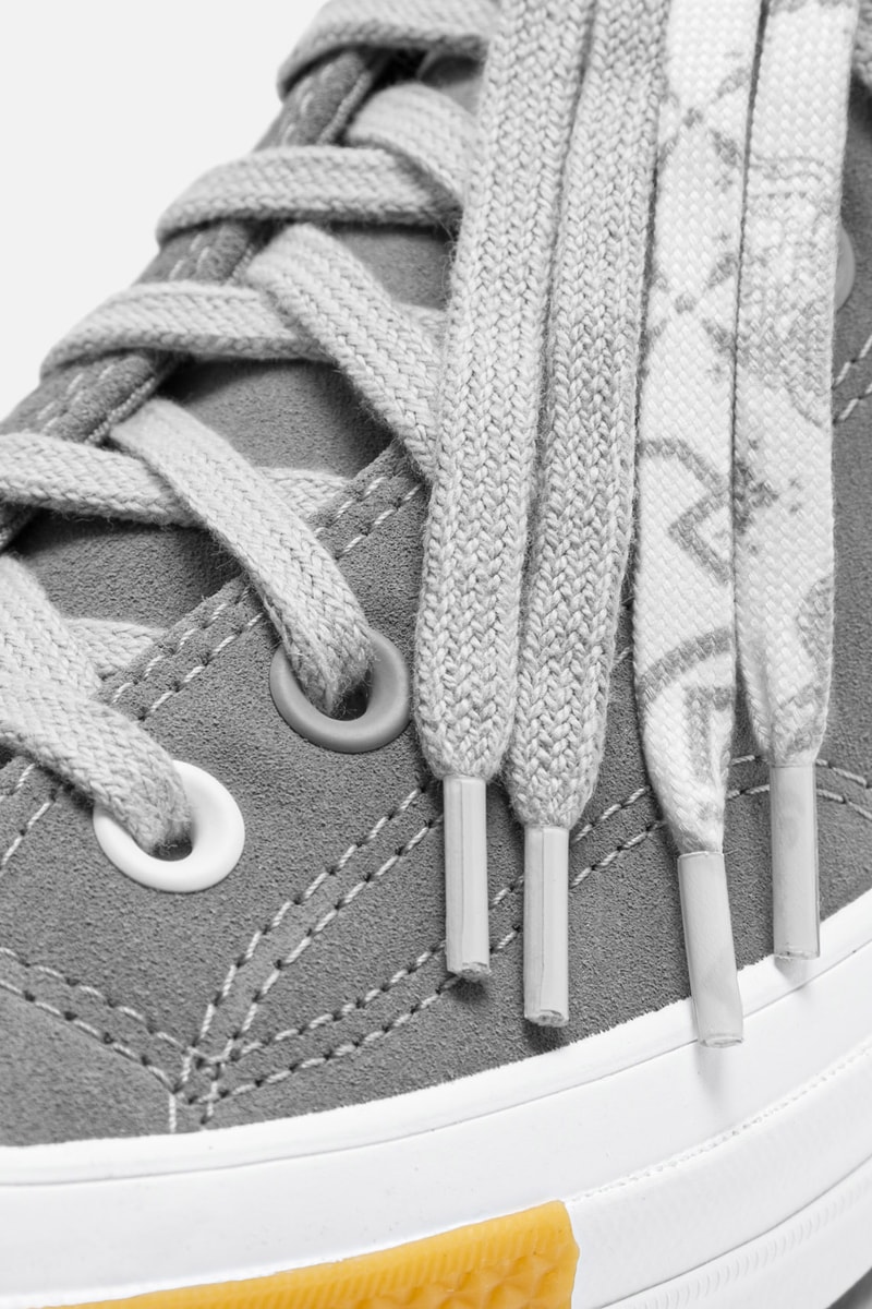 CLOT x Converse Chuck 70 Hi and Ox Collaboration Sneakers Paloma Gray White