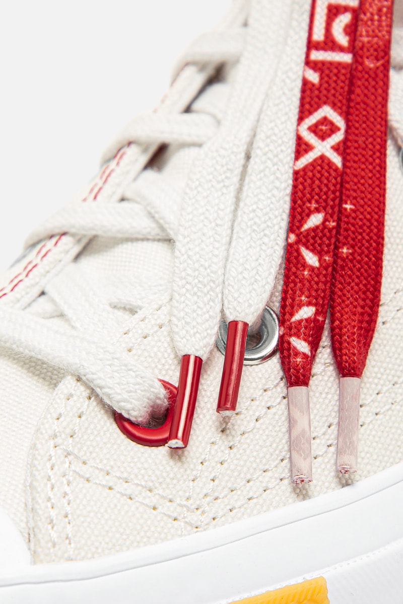 CLOT x Converse Chuck 70 Hi and Ox Collaboration Sneakers Paloma Gray White