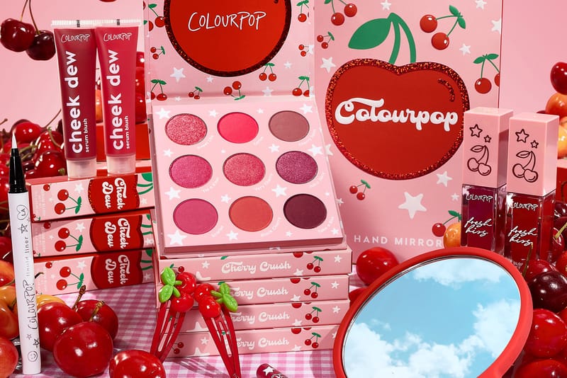 ColourPop's “Cherry Crush” Collection Gets Dressed in Crimson