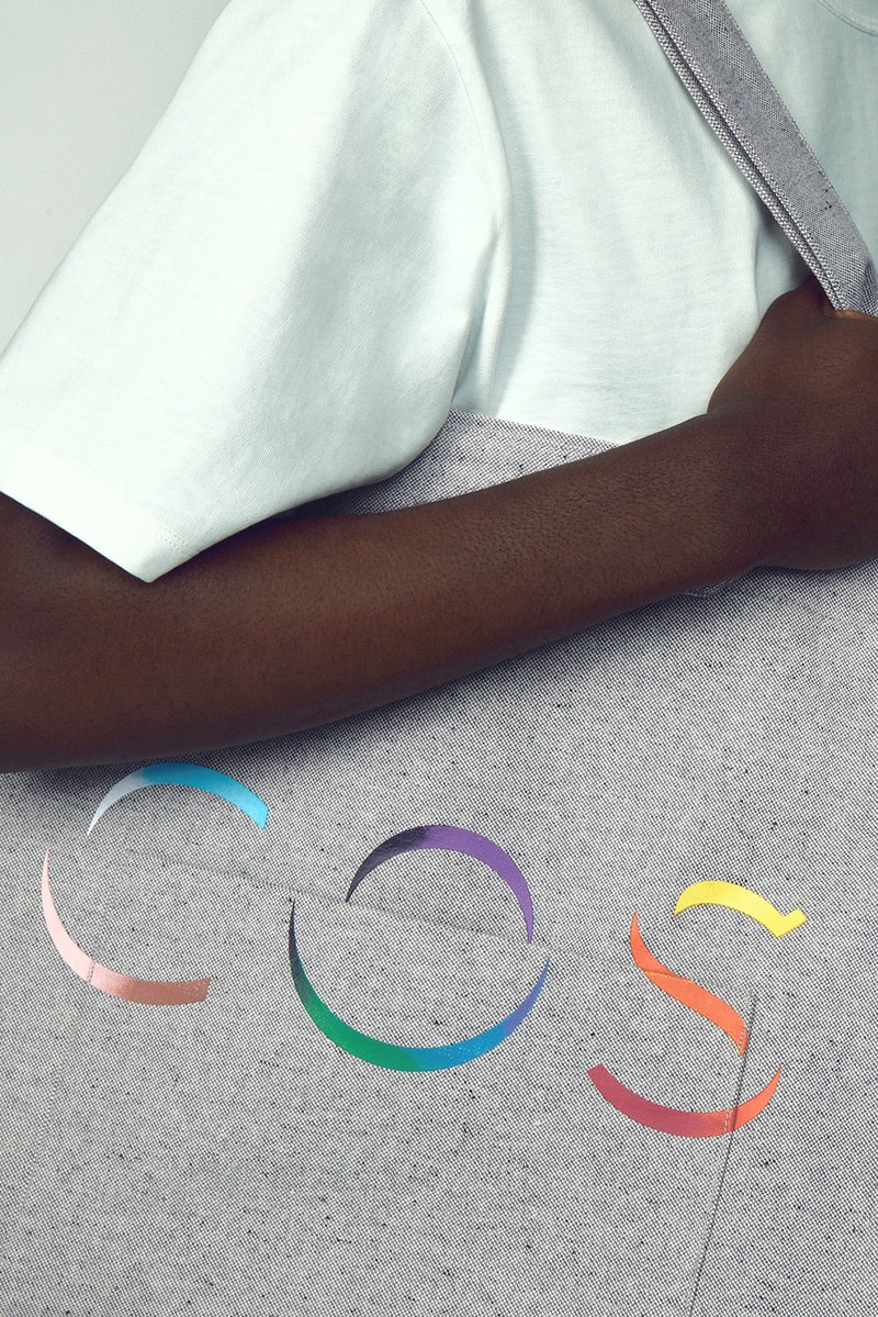 cos pride month 2021 rainbow tote bag