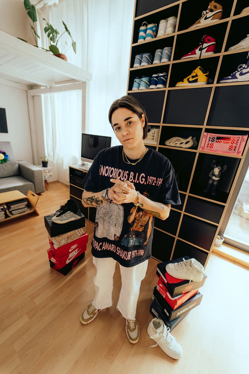 dani buck dj ina d sneaker collector berlin germany content creator air jordan 1s
