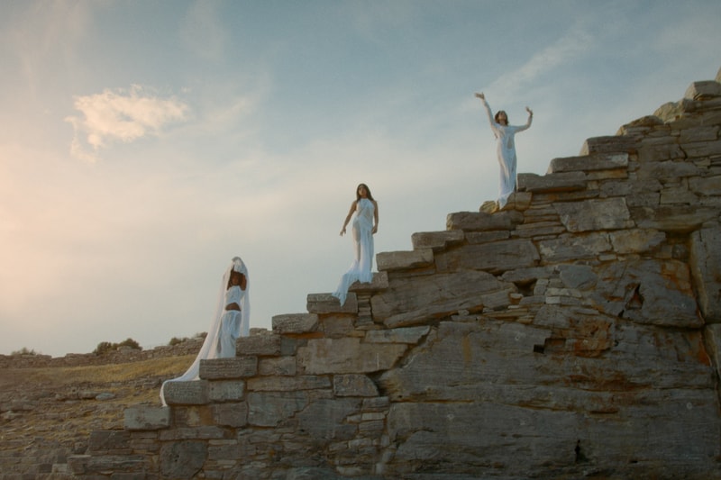Di Petsa Bridal "Wet Brides" Campaign and Short Film Greek Dresses Weddings